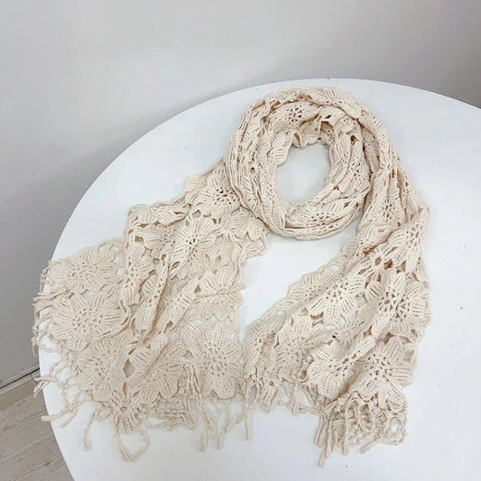 Foulard Femme Chic et Polyvalent Beige