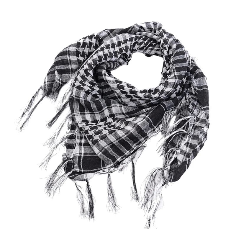 Foulard Feria Carreaux Chic Blanc