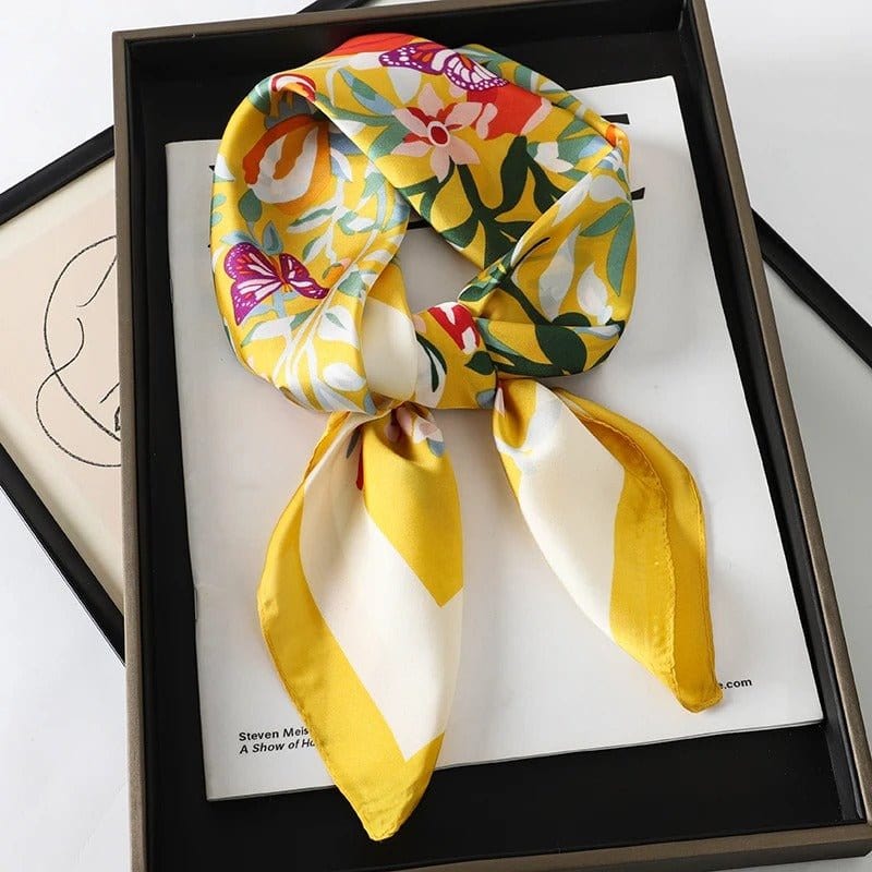 Foulard Fillette Chic & Raffiné Jaune