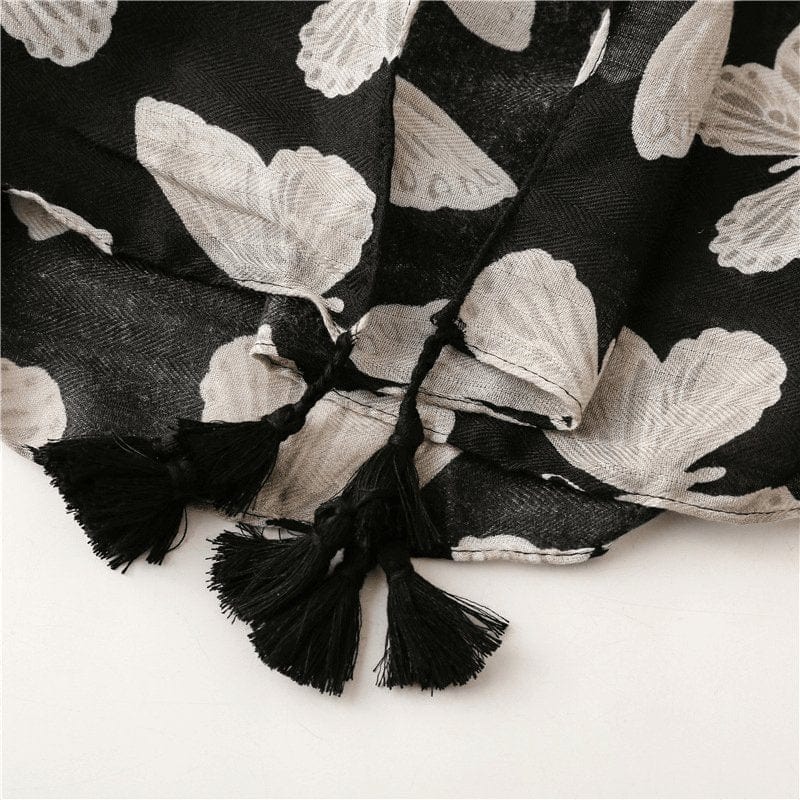 Foulard Papillon Noir Élégance