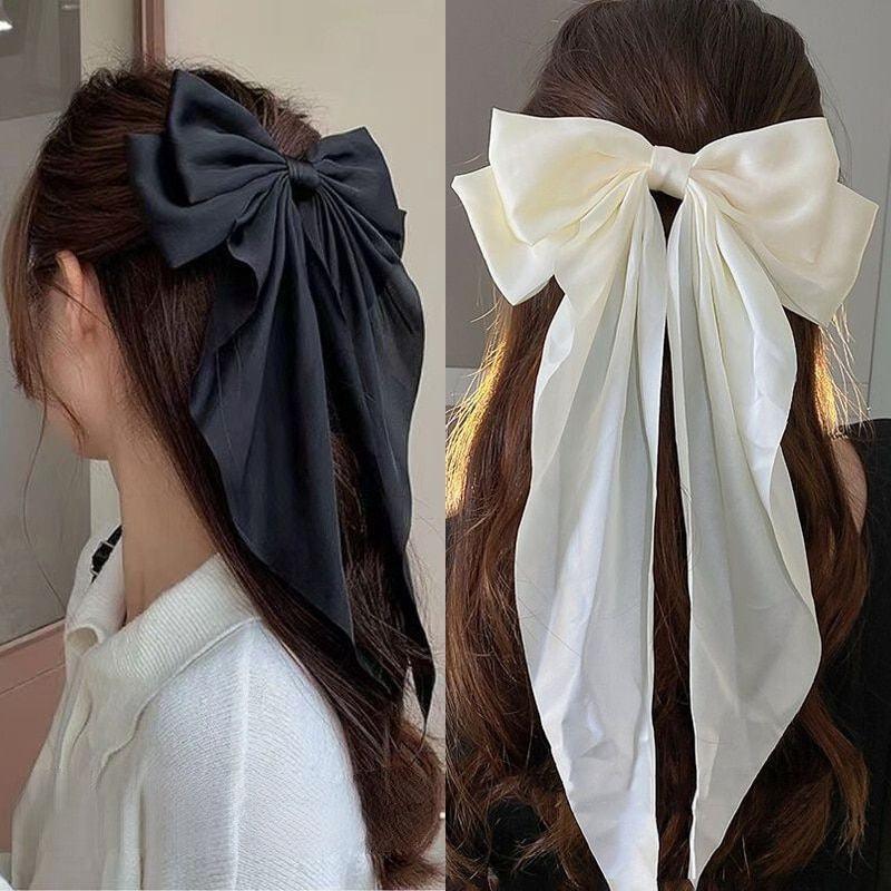 Foulard Pince à Cheveux Grand Nœud Papillon Glamour