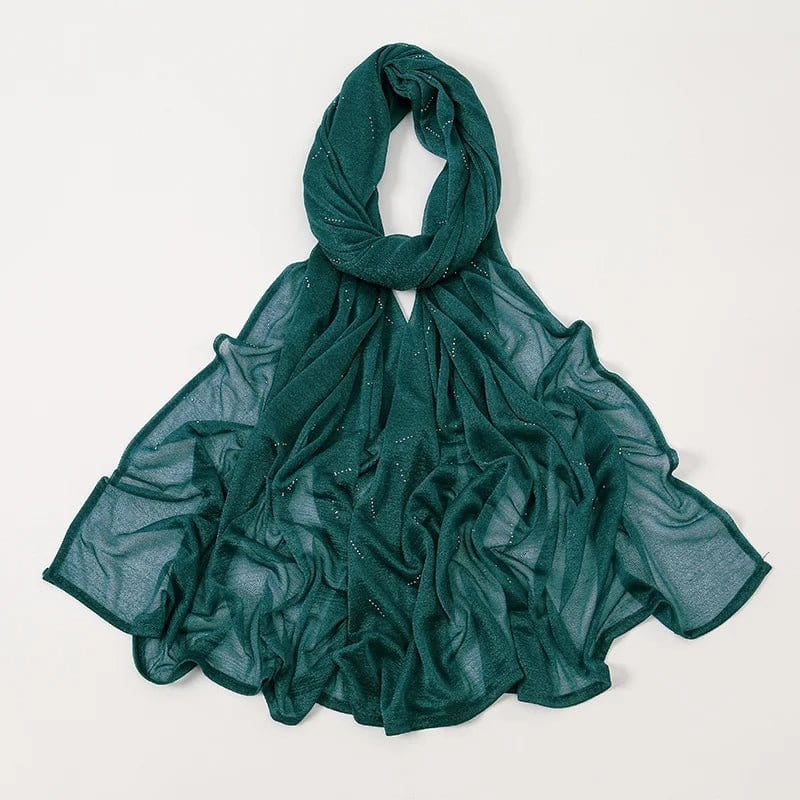 Foulard Strass élégant et à la mode Vert