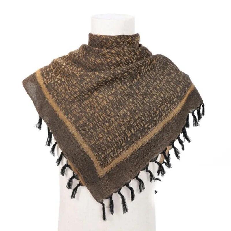 Foulard tactique épais Marron