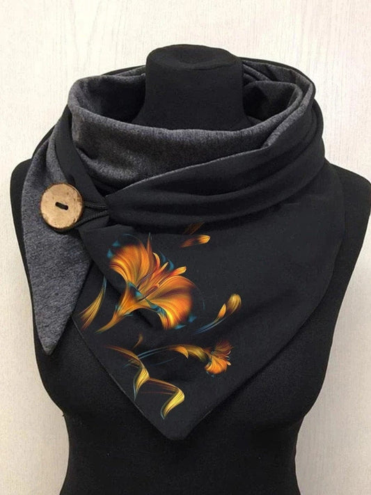 Lys Automnal | Snood à Bouton Black / 135x50 cm