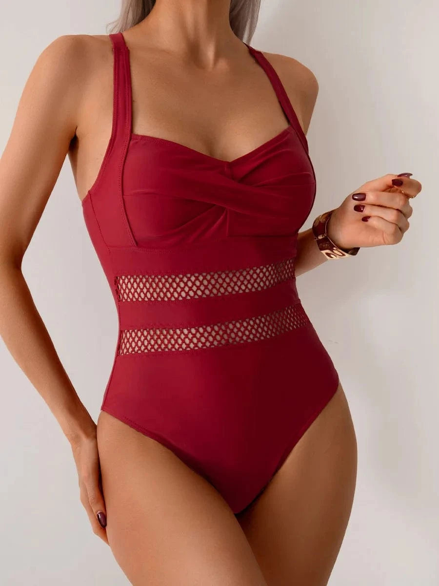 Maillot de Bain Élégance Ajourée Unique : Confort et Style Assuré