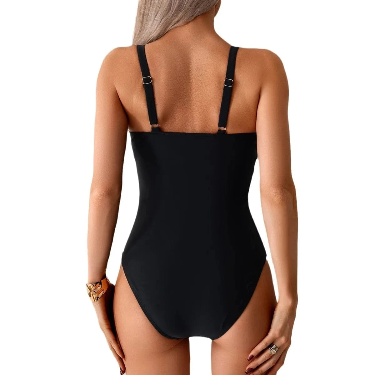 Maillot de Bain Une Pièce Moderne Jaune - Élégance et Style Estival