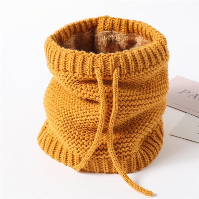 Snood doublé en fausse fourrure - Édition Luxe Jaune