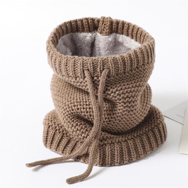 Snood doublé en fausse fourrure - Édition Luxe Marron clair