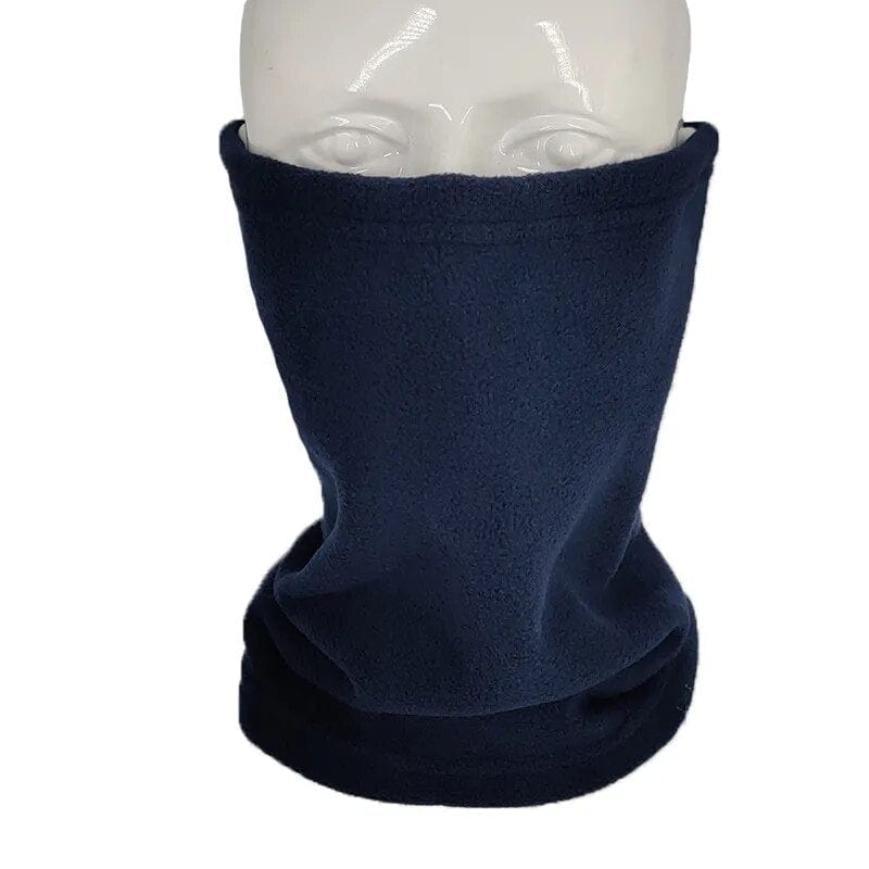 Snood en polaire Bonnet 2 en 1 WarmCozy Bleu