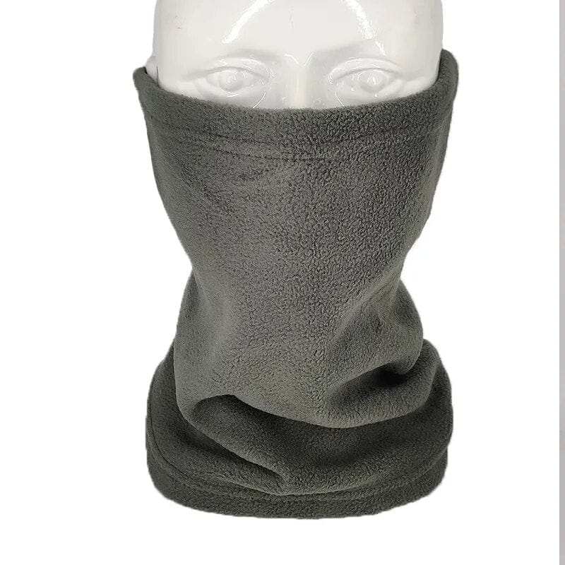 Snood en polaire Bonnet 2 en 1 WarmCozy Gris