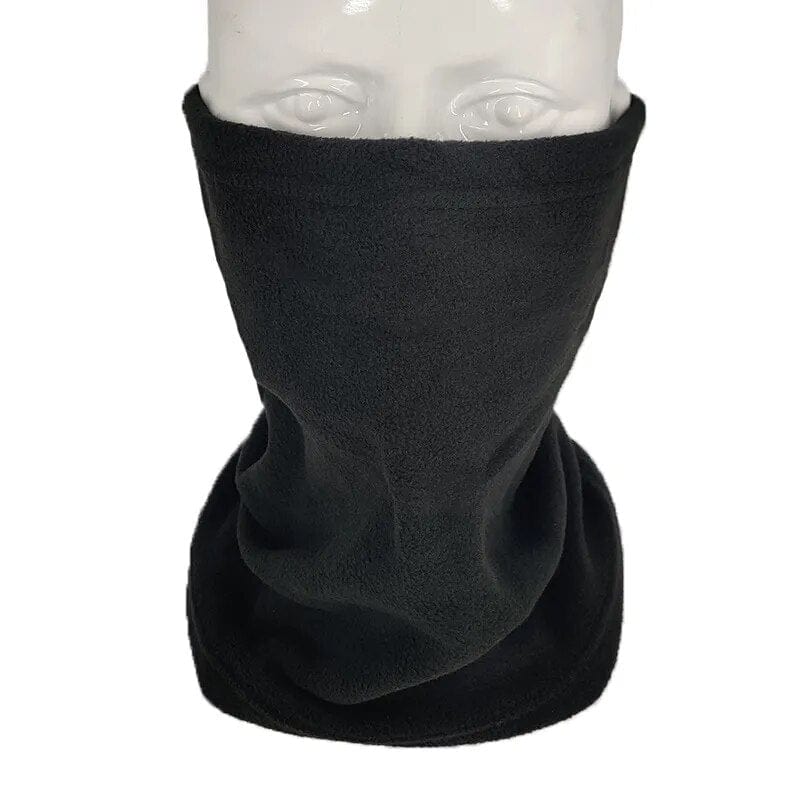 Snood en polaire Bonnet 2 en 1 WarmCozy Noir