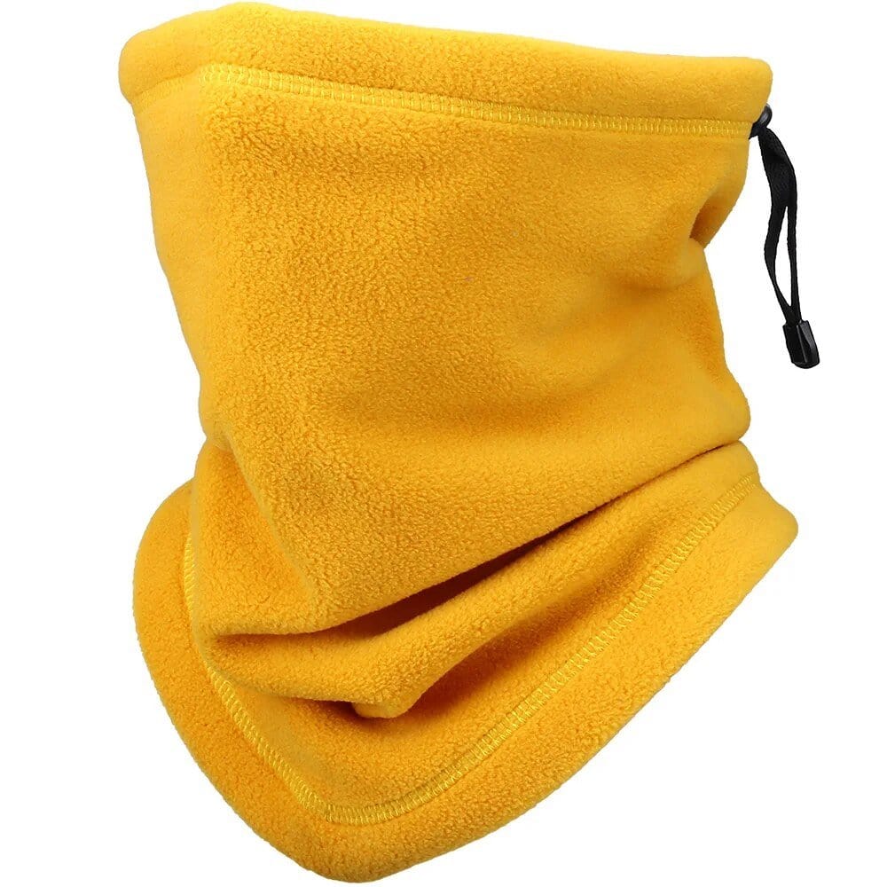 Snood polaire premium avec lien ajustable Jaune