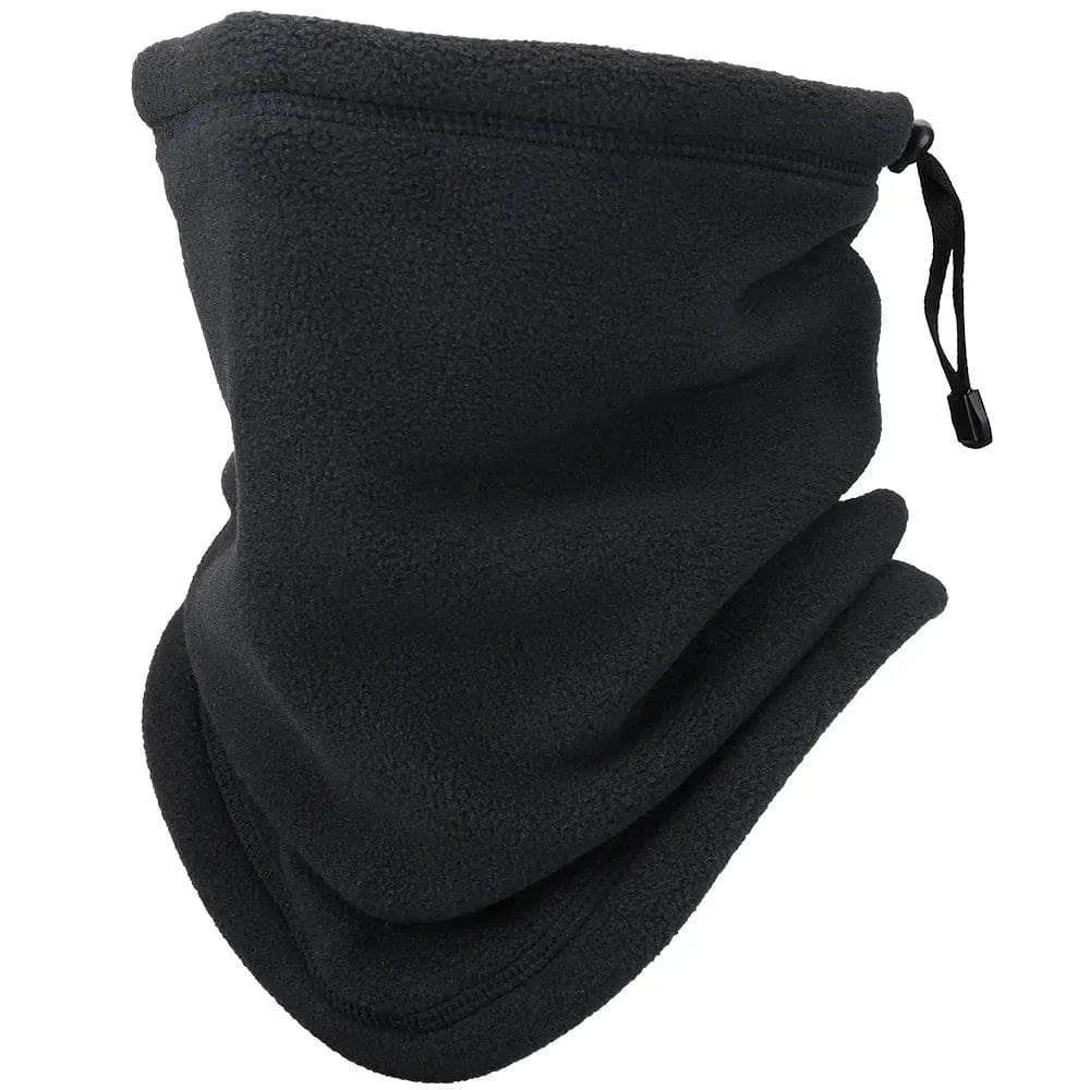 Snood polaire premium avec lien ajustable Noir