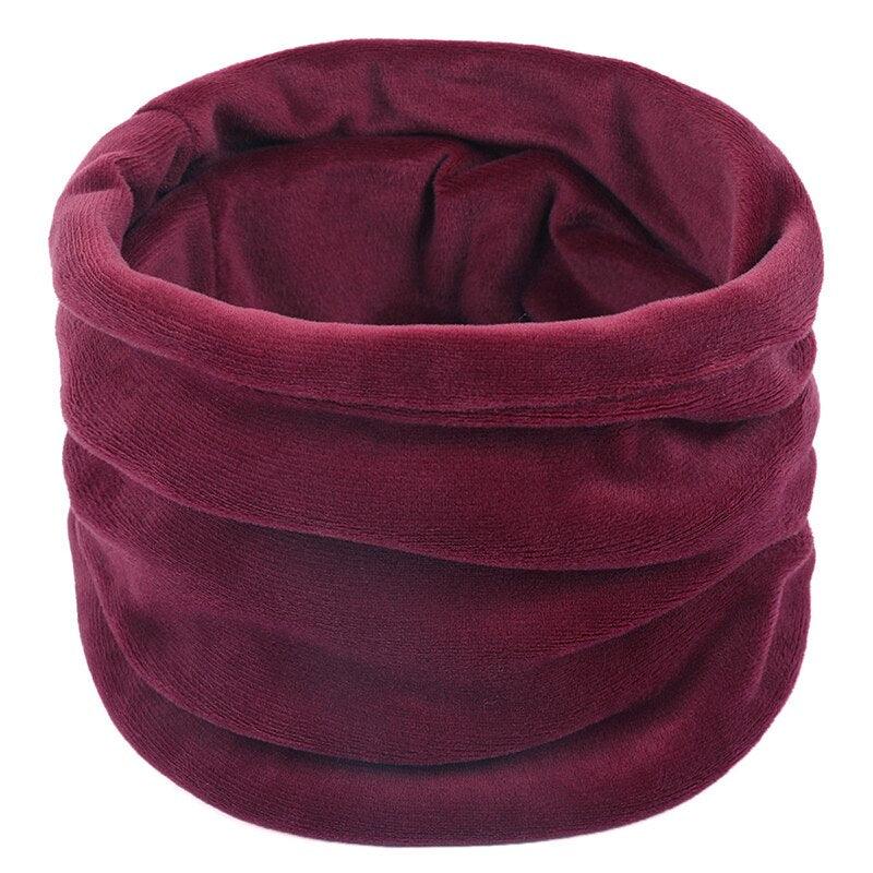 Snood Polaire Premium Bordeaux