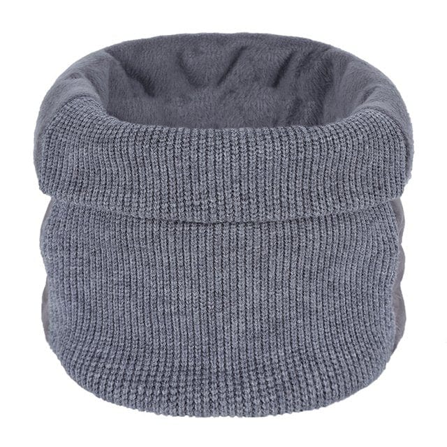 Snood réversible uni - Confort et style assurés Gris