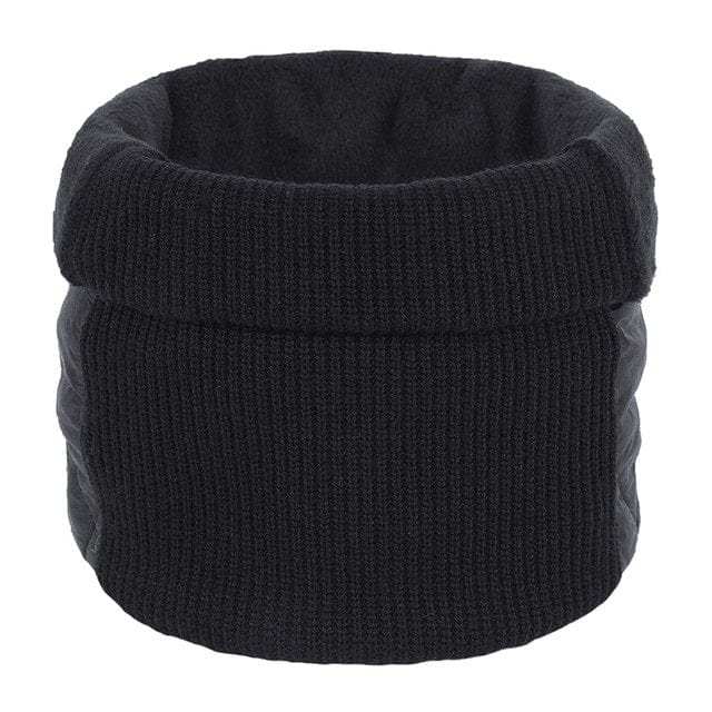 Snood réversible uni - Confort et style assurés Noir