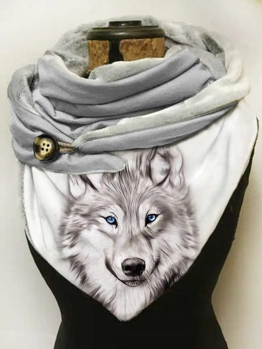 Tête de Loup | Snood Blanc Confortable